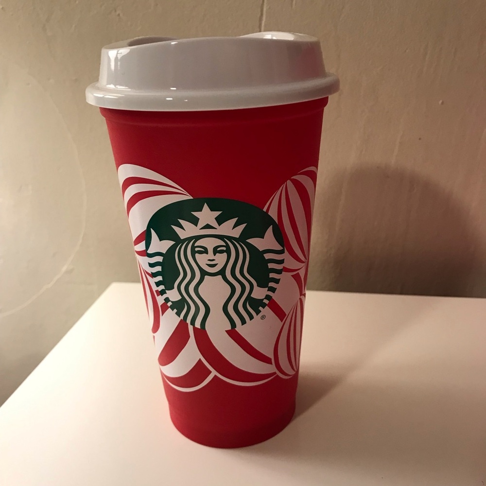 Starbucks 2024 Plastic Festive Holiday Reusable Cup